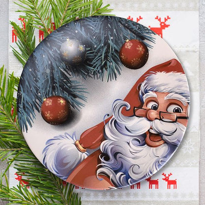 Santa Service Ceramic Plate 26 Cm