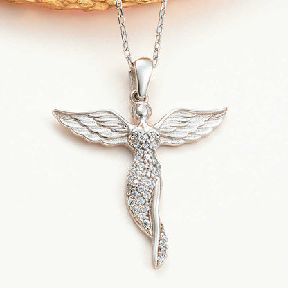 Silver Angel Necklace