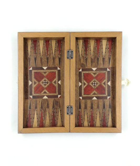 Handmade Wooden Backgammon Set