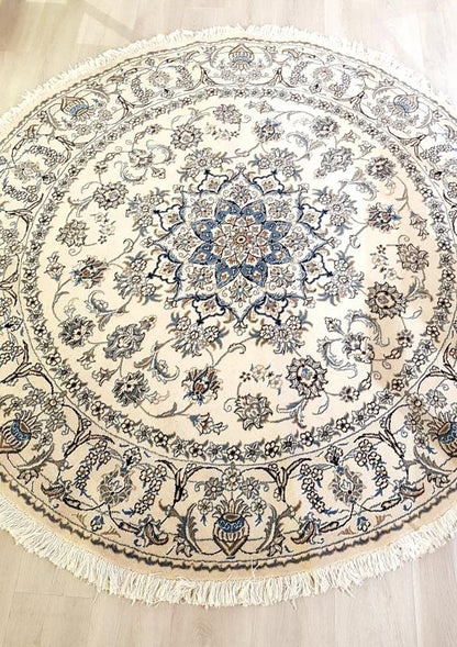 Persian Nain Rug    | 200cm | Handwoven