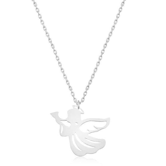 Silver Angel Necklace