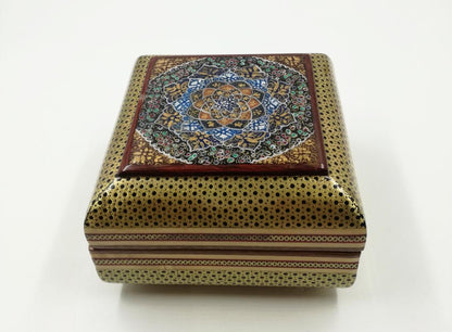 Handwork of Persian Hatem Art Luks Jewelry Box