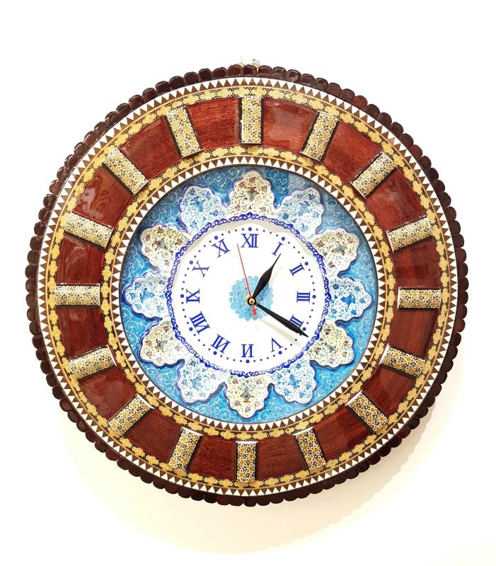 Persian Handicraft Wall Clock