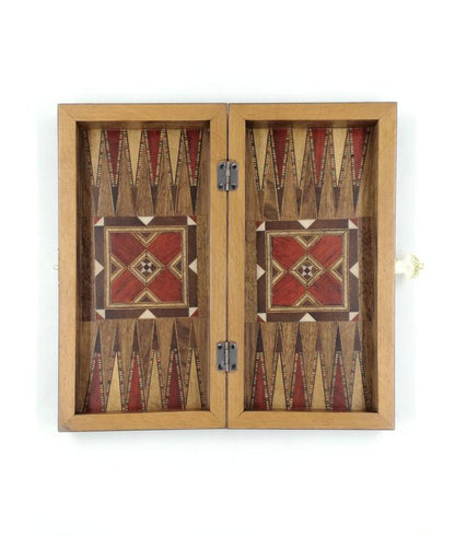 Handmade Wooden Backgammon Set