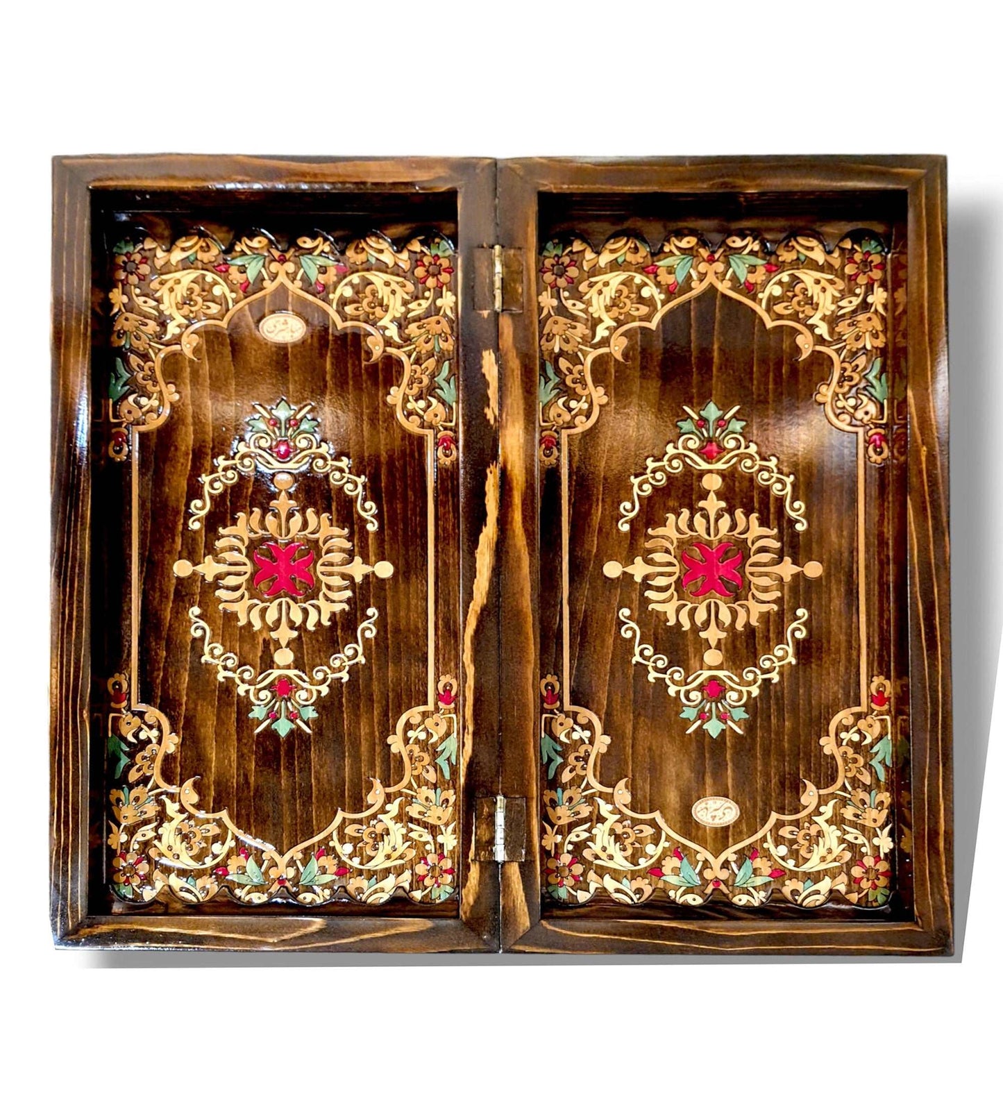 Persian Moarrak Backgammon and Chess Set