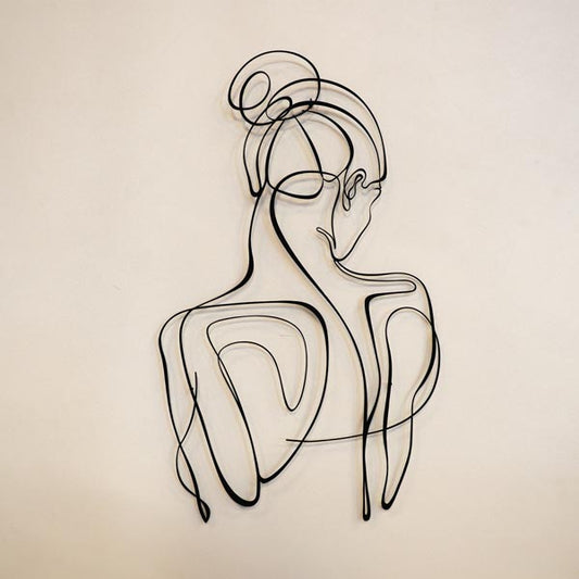 Woman Metal Wall Art