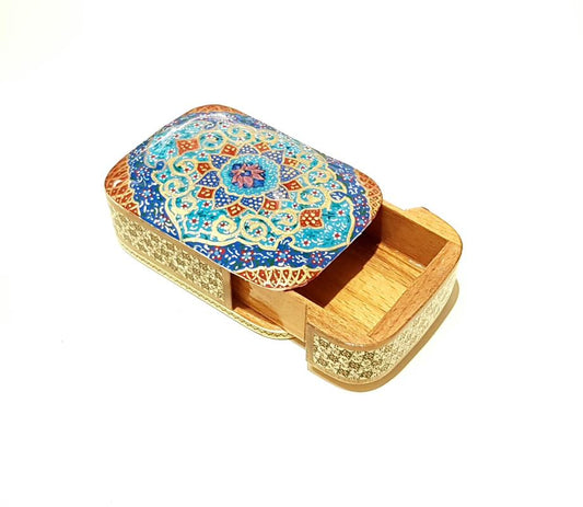 Handwork of Persian Hatem Art Luks Card Box