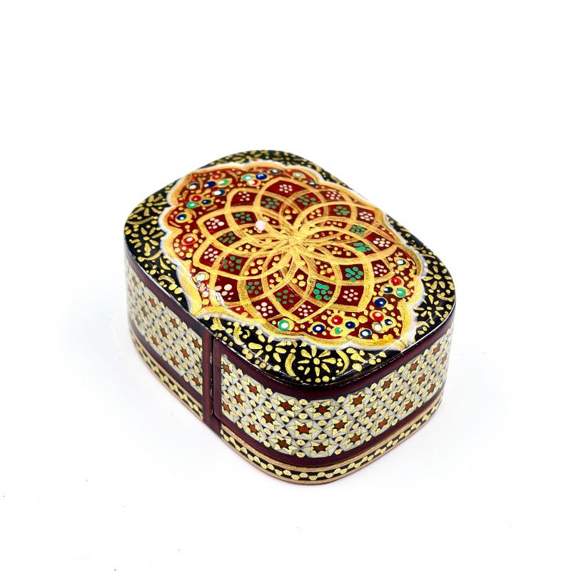 Handwork of Persian Hatem Art Luks Jewelry Box