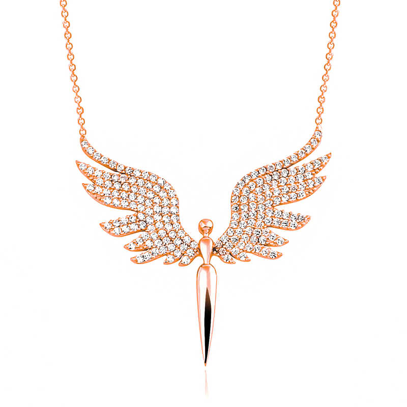 Silver Angel Necklace