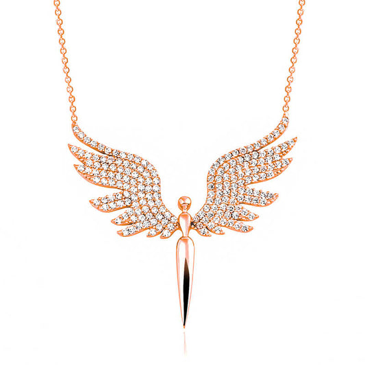 Silver Angel Necklace