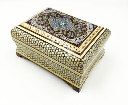 Handwork of Persian Hatem Art Luks Jewelry Box