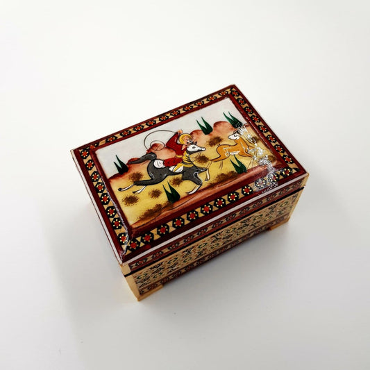 Handwork of Persian Hatem Art Luks Jewelry Box