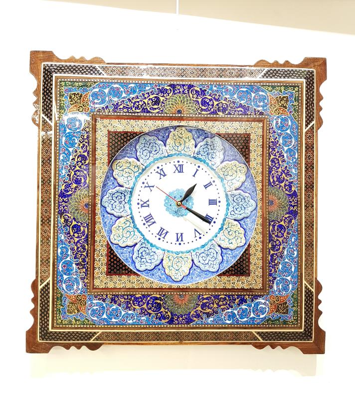 Persian Handicraft Wall Clock