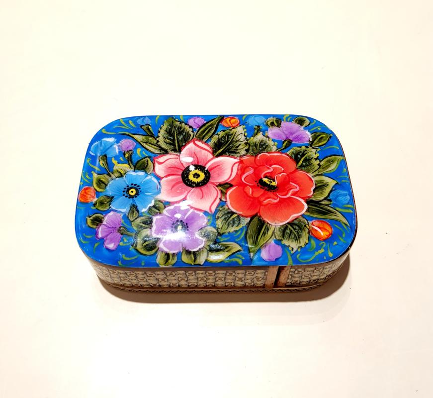 Handwork of Persian Hatem Art Luks Card Box