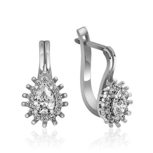 Silver Swinging Earrings