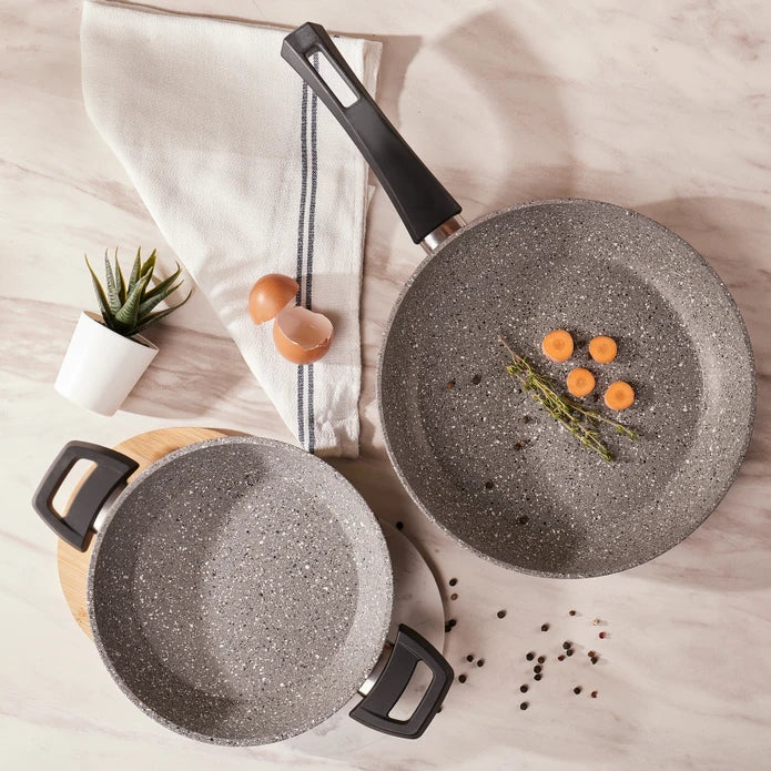 Gris Bio Granite Pan and Sahan Set