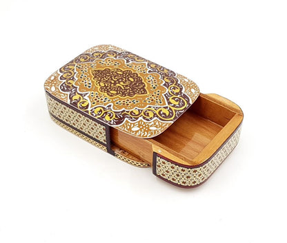 Handwork of Persian Hatem Art Luks Card Box