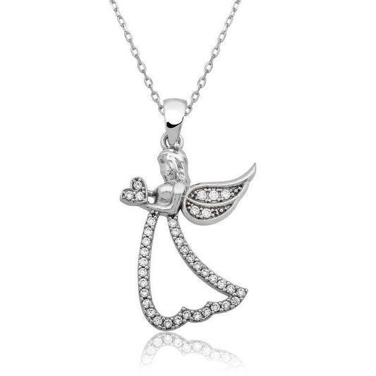 Silver Angel Necklace