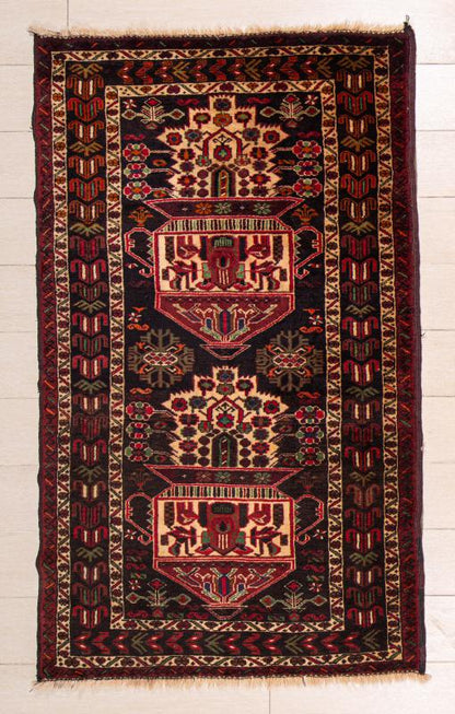 Persian Beluc Rug    | 195cm x 115cm | Handwoven