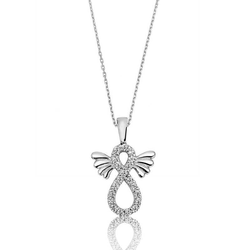 Silver Angel Necklace