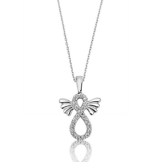 Silver Angel Necklace