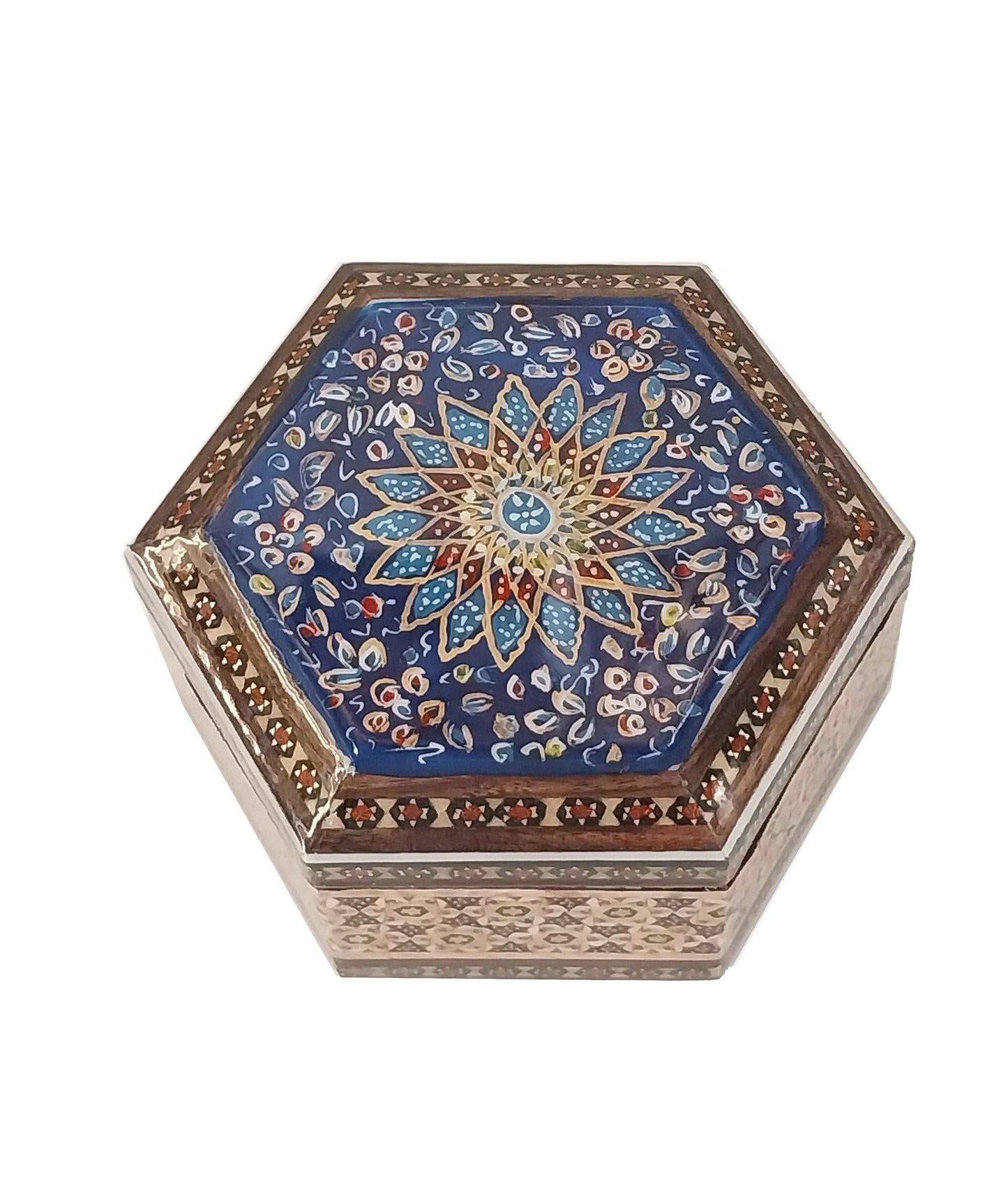 Handwork of Persian Hatem Art Luks Jewelry Box