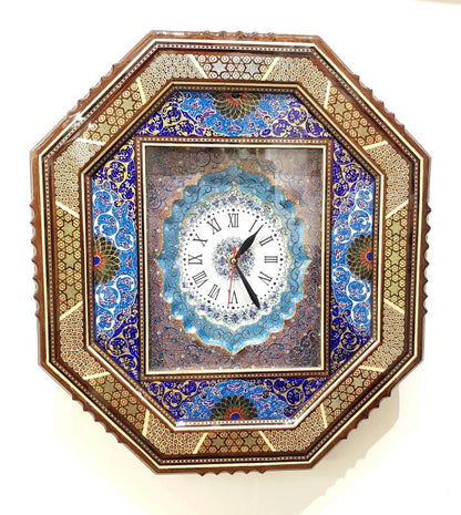 Persian Handicraft Wall Clock