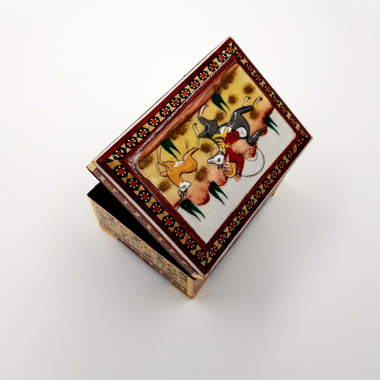 Handwork of Persian Hatem Art Luks Jewelry Box