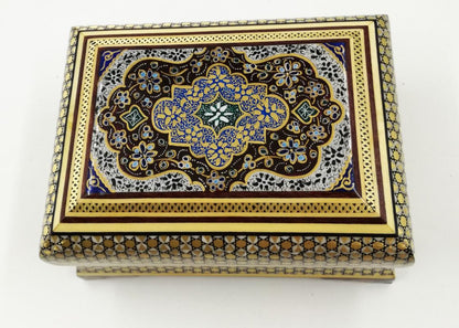 Handwork of Persian Hatem Art Luks Jewelry Box