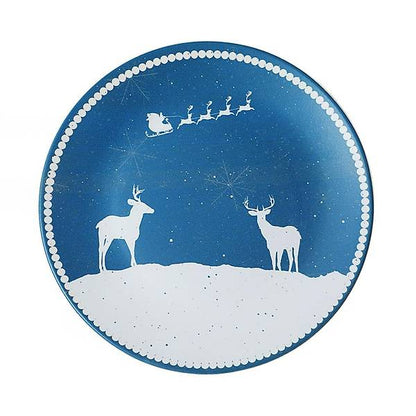 New Year Service Ceramic Plate 26 Cm