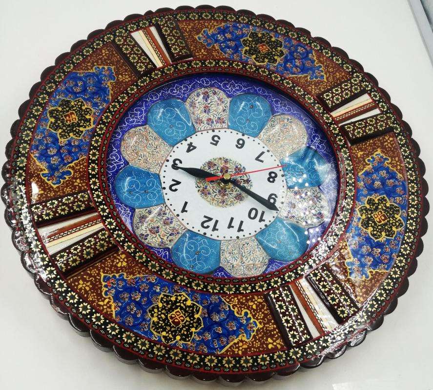 Persian Handicraft Wall Clock