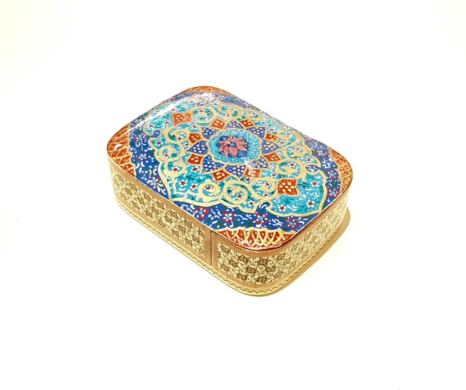 Handwork of Persian Hatem Art Luks Card Box