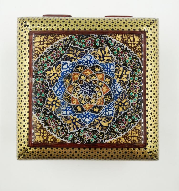 Handwork of Persian Hatem Art Luks Jewelry Box