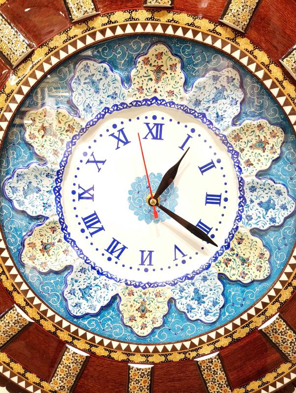 Persian Handicraft Wall Clock