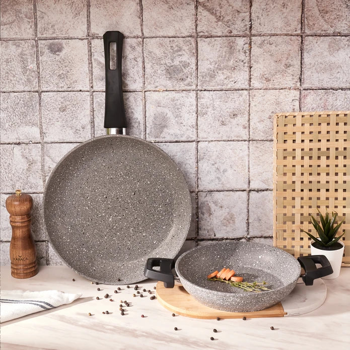 Gris Bio Granite Pan and Sahan Set