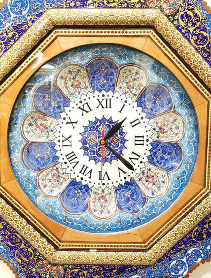 Persian Handicraft Wall Clock