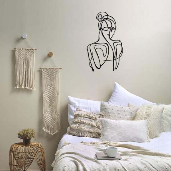 Woman Metal Wall Art