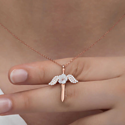 Silver Angel Necklace