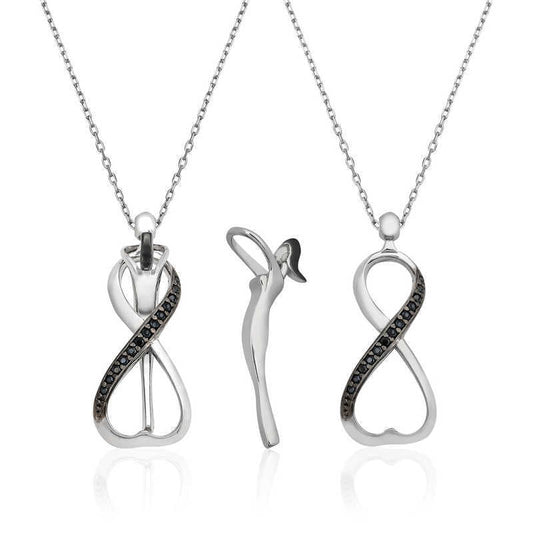 Silver Infinity Love Necklace