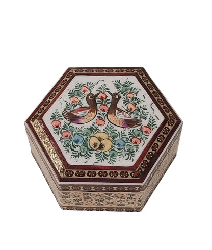 Handwork of Persian Hatem Art Luks Jewelry Box