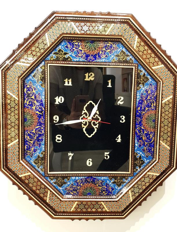 Persian Handicraft Wall Clock