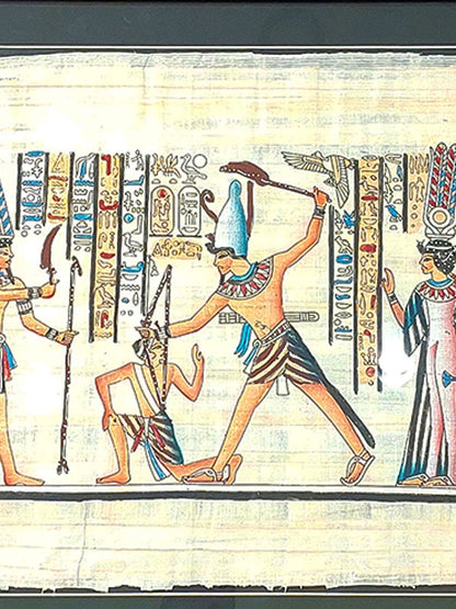 Egyptian Papyrus Painting