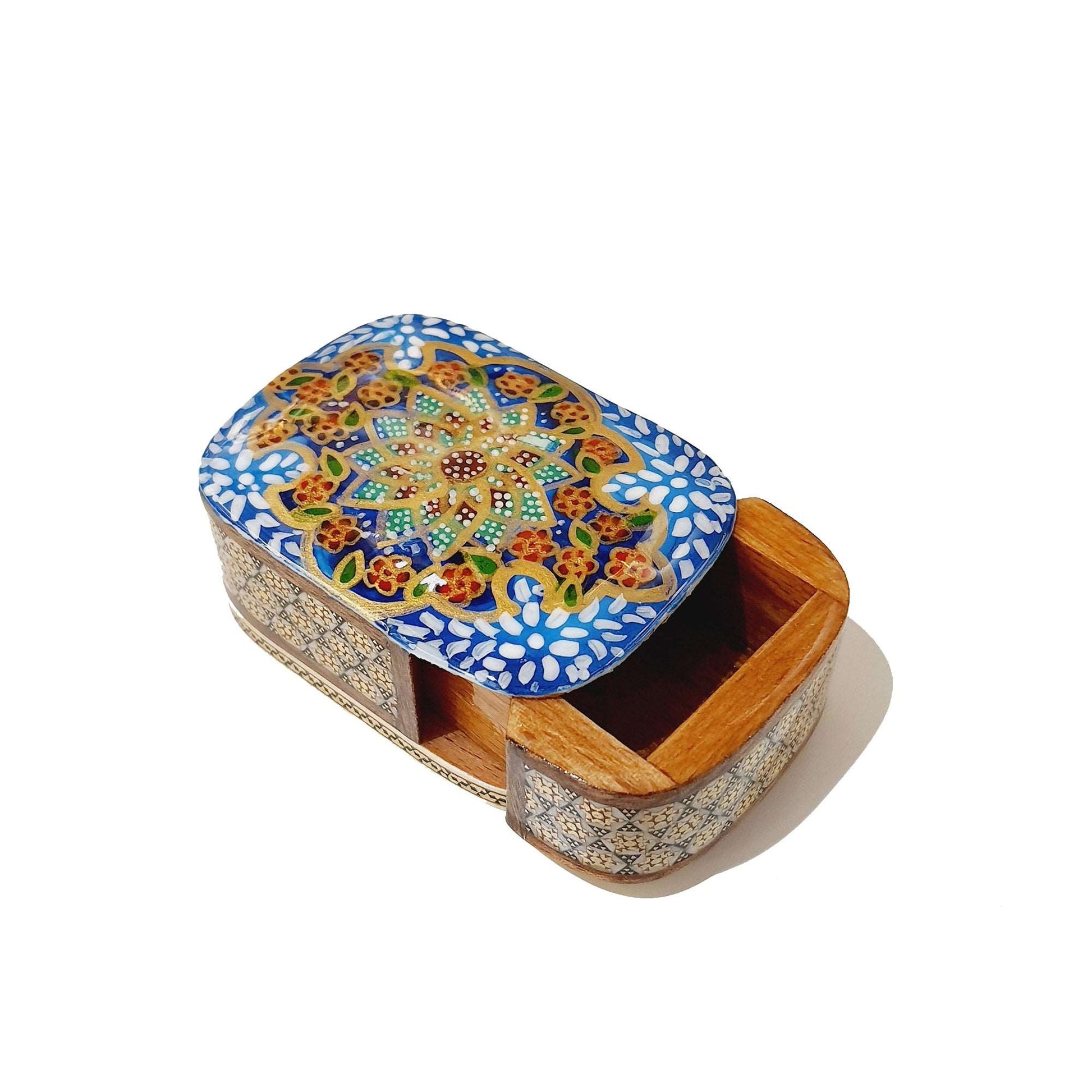 Handwork of Persian Hatem Art Luks Jewelry Box