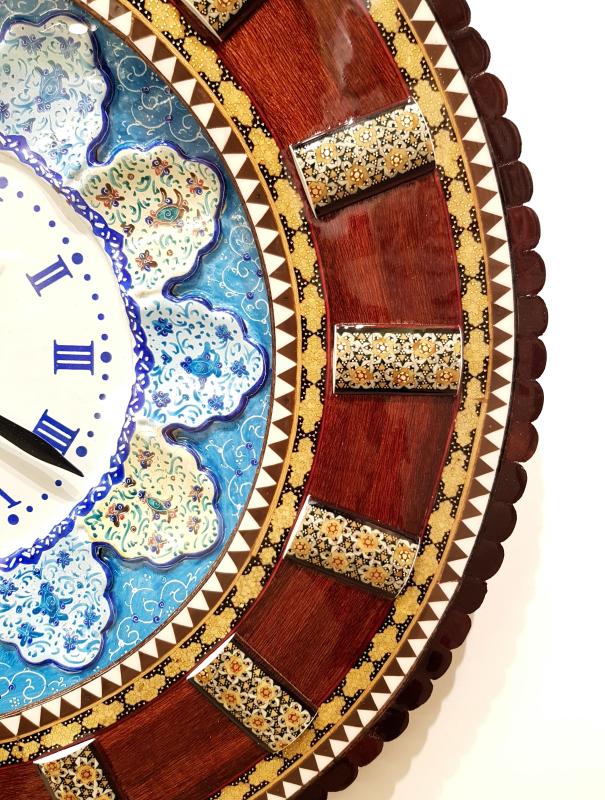 Persian Handicraft Wall Clock