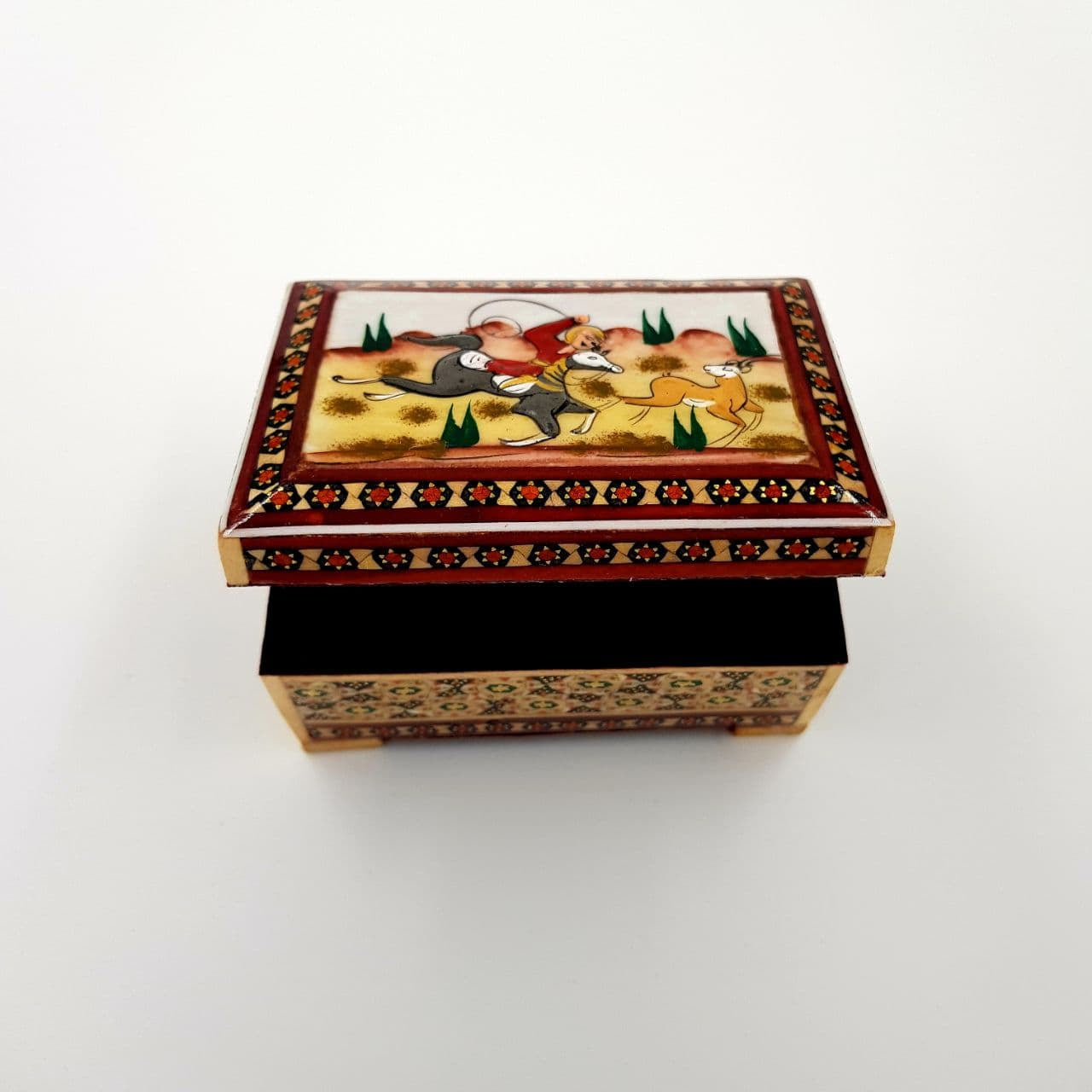 Handwork of Persian Hatem Art Luks Jewelry Box