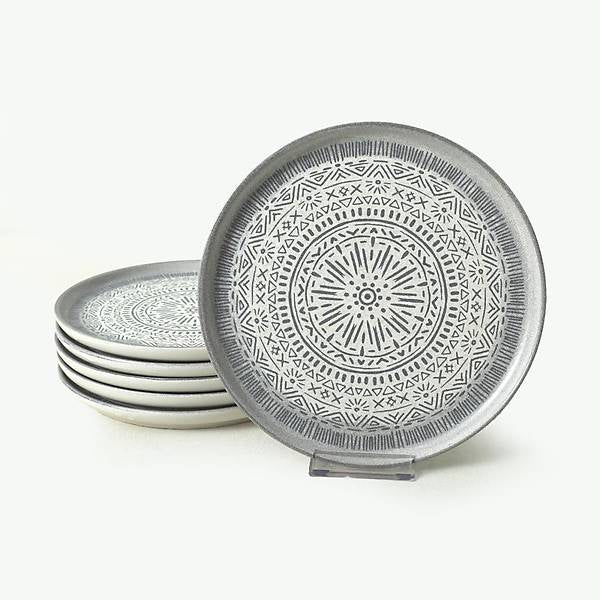 Dessert Plates  22 Cm 6 Pieces