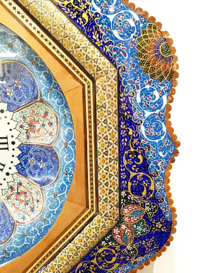 Persian Handicraft Wall Clock