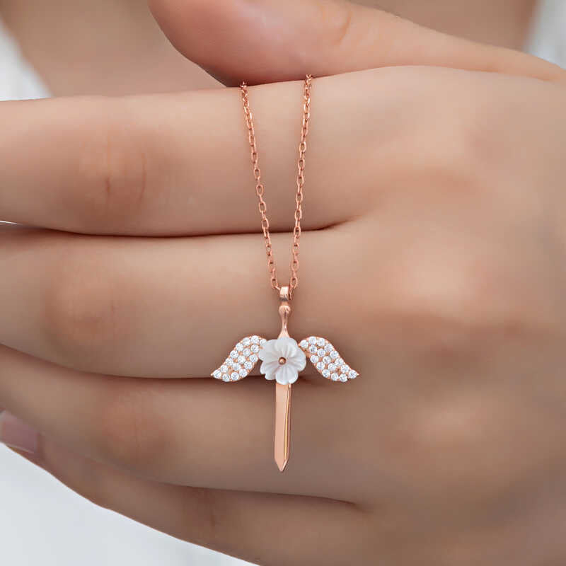 Silver Angel Necklace