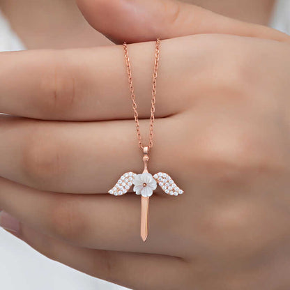 Silver Angel Necklace