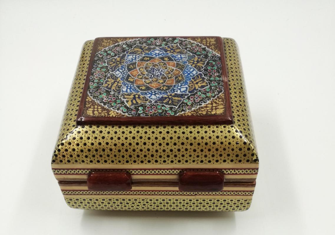 Handwork of Persian Hatem Art Luks Jewelry Box